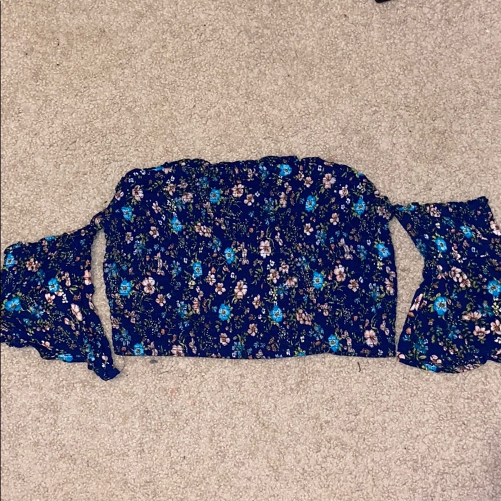 Floral crop top
